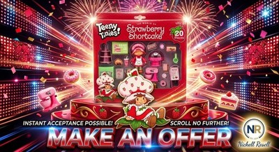 Strawberry Shortcake Teeny Tinies Pastry Cafe Playset NEW 20 Pcs Ages 6+