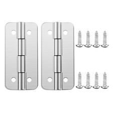 Stainless Steel Cooler Hinges Replacement Kit with Screws for Ice Chests