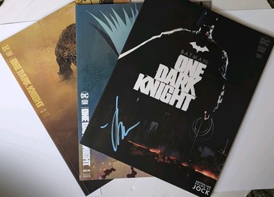 Batman , One Dark Knight, issues #1 (signed) #2 #3 ( Variant covers ) .