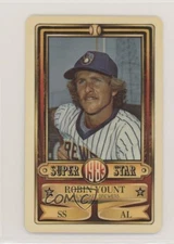 1983 Perma-Graphics/Topps Credit Cards Robin Yount #150-SSA8336 HOF