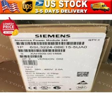 New Siemens 6SL3224-0BE23-0AA0 G120 PM240 Power Module 6SL3 224-0BE23-0AA0