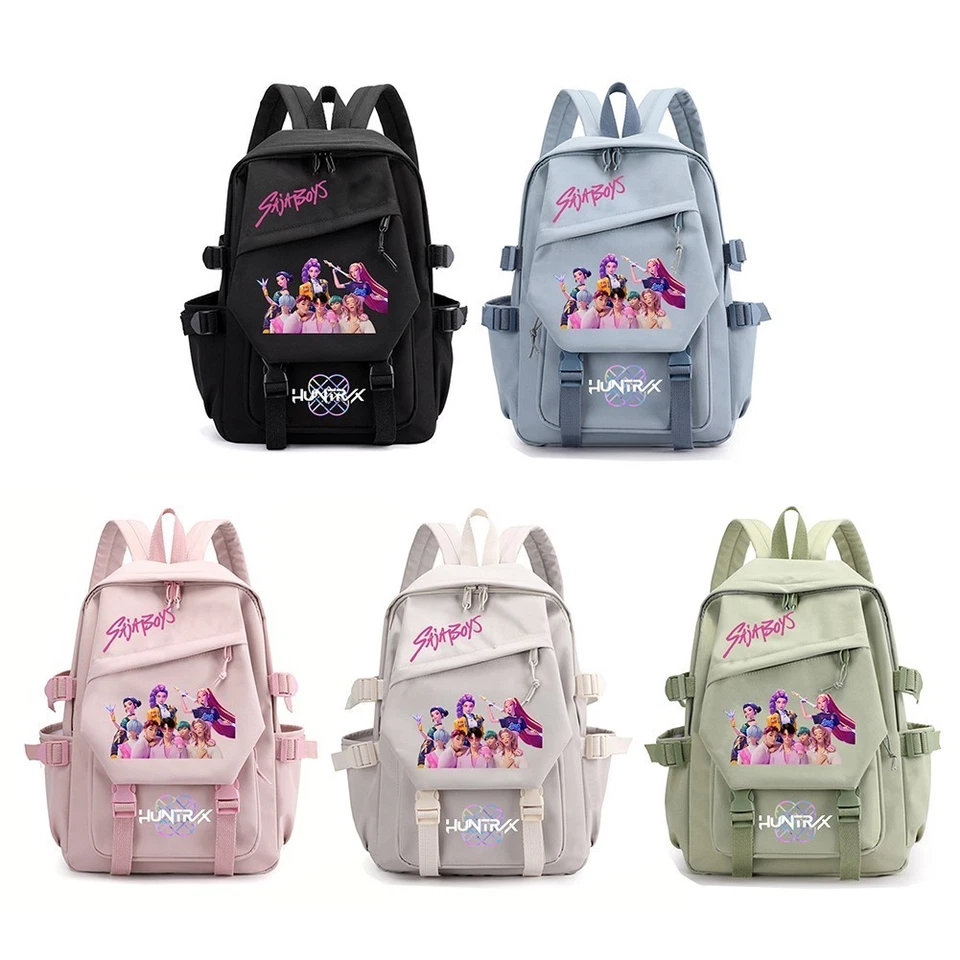K-Pop Demon Hunters Backpack Casual School Bag Teens Kids Trendy Student Bookbag - Image 3 of 4