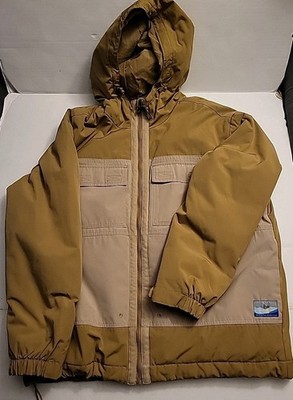 Levi's Tamalpais Hooded Jacket Men's Sz L Two-tone Tan/Cream - EXCELLENT 