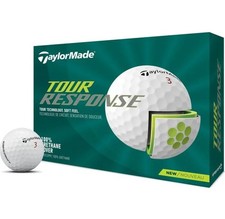 TaylorMade Tour Response White Golf Balls 1 Dozen New