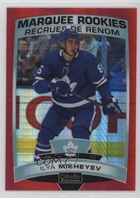 2019 O-Pee-Chee Platinum Marquee Rookies Red Prism Ilya Mikheyev Rookie RC s3g