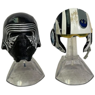 Star Wars Black Series Kylo Ren & Poe Dameron Helmets Hasbro Used