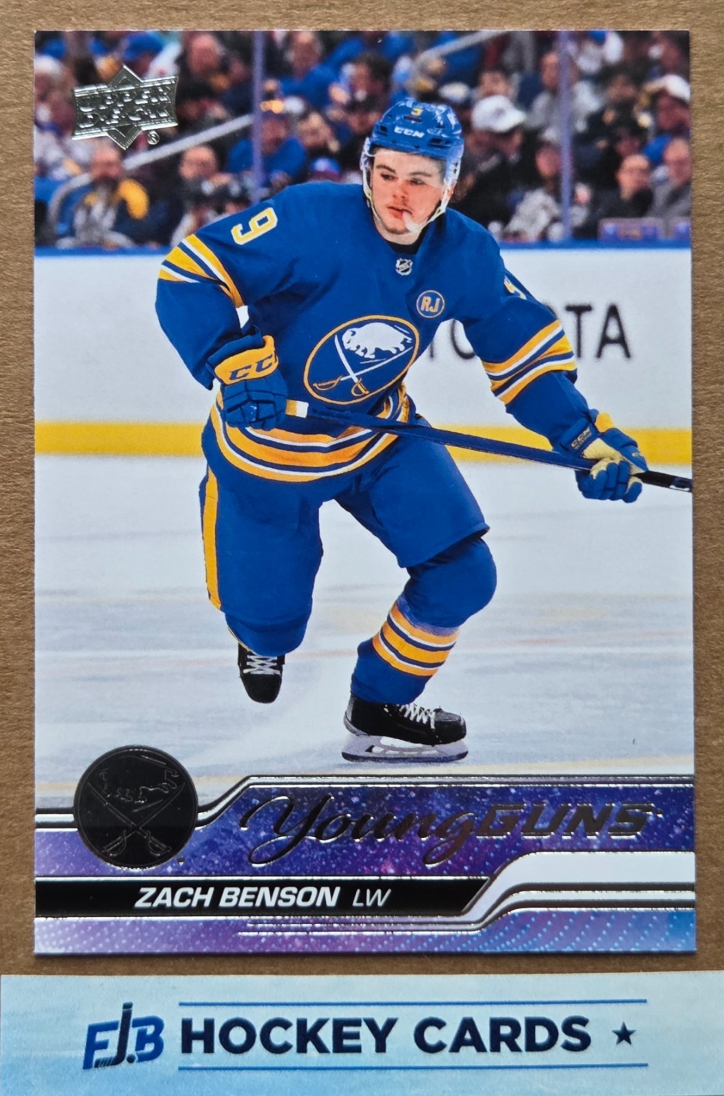 2023-2024 Upper Deck Series 2 Zach Benson #474 Young Guns