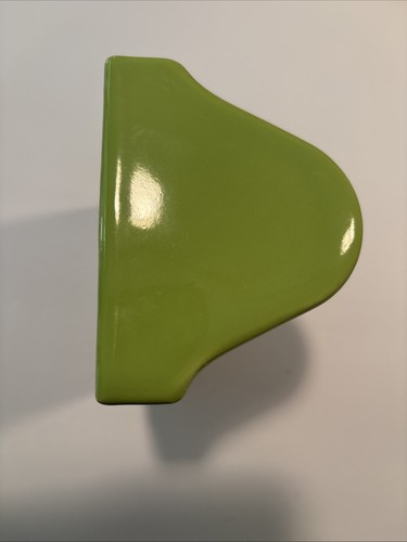 Vintage MCM Green Ceramic Toilet Paper Holder And Towel Bar Holder - Picture 6 of 14