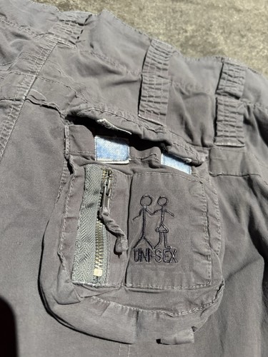 Vintage Y2k Low Rise Straight Leg Cargo Pants Utility Grunge Skate Dance Size 6 , Size 6, $35 - Photo 14