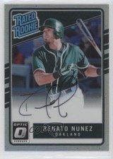 2017 Donruss Optic Rated Rookies Signatures Holo Prizm Renato Nunez Auto 0c6