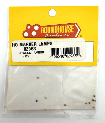Lámpara marcadora Roundhouse 2963 escala HO joyas ámbar (12) | Zustand: New