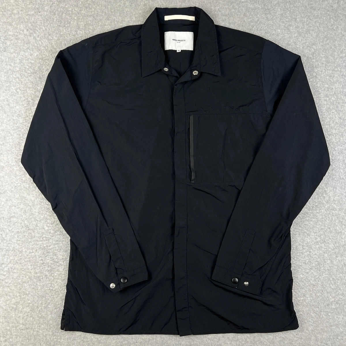 Veste Mi-saison Norse Projects Taille L - Bleu, Nylon, Coupe-vent - Occasion Très Bon état