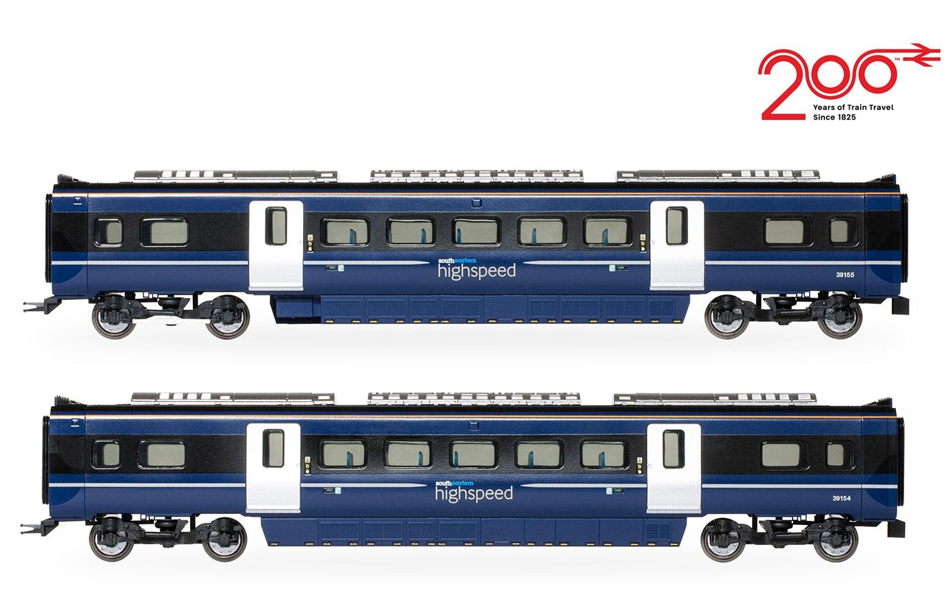 Hornby R40447 OO Gauge Class 395 Coach Pack Southeastern Rail 200 Livery