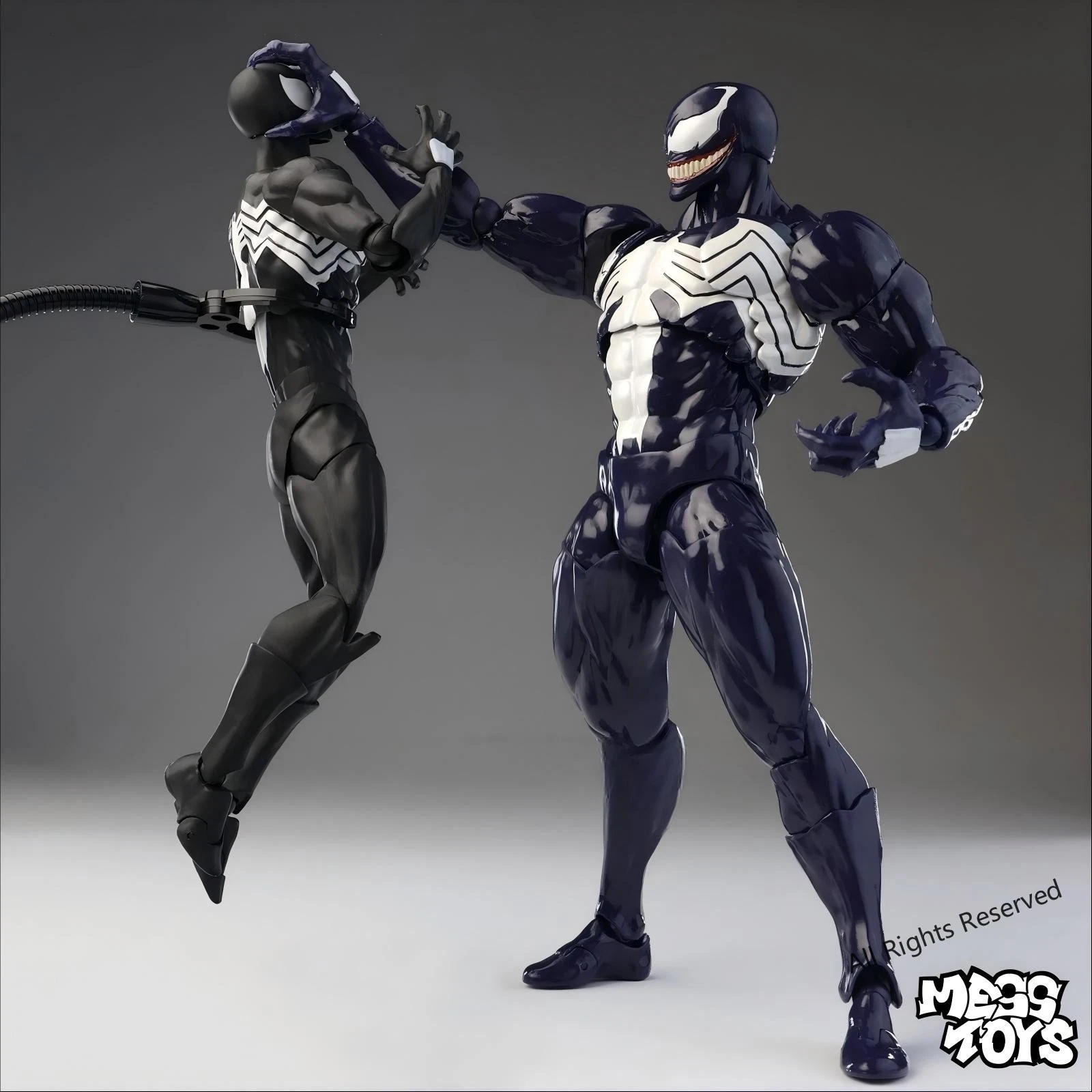 MESS TOYS Venom 1/12 Action Figure Lethal Neighbour Symbiote Collectible - product detail image 14
