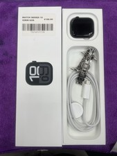 Apple Watch Series 10 GPS, 42mm, Jet Black Aluminium With Black Sport Band