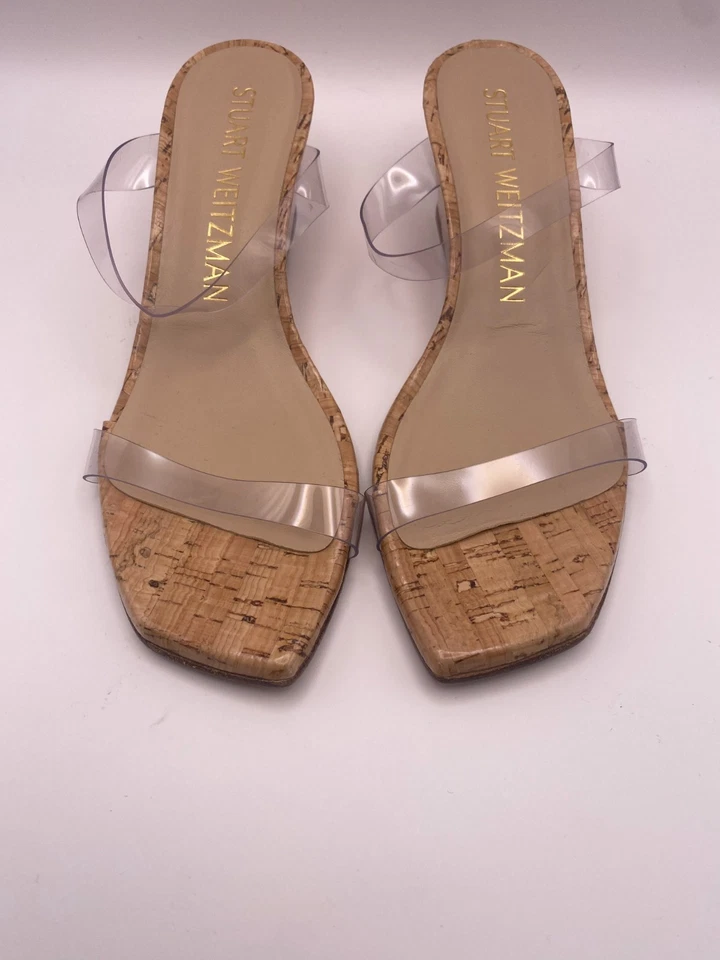 Stuart Weitzman Women Aleena 50 Wedge Sandal Sz 8 B - Image 3 of 4