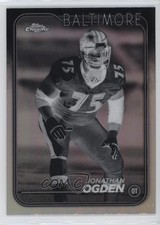 2024 Topps Chrome Negative Refractor Jonathan Ogden #5 HOF 1as3