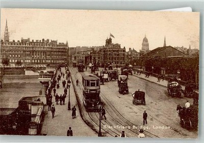 38189901 - London Blackfriars Bridge Strassenbahn