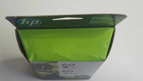 New Genuine (2x) HP 60 Black 60 Color Ink Cartridge Combo Photosmart Exp 4/24 - Picture 7 of 10