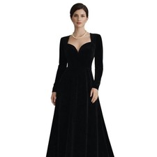 Fashion Nova Small? Maxi Velvet Dress Cutout Back Stunning Holiday Vamp Hi Slit