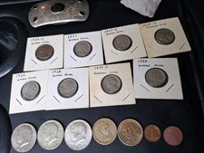 Monedas Y Billetes Antiguas De Varias Partes Del Mundo