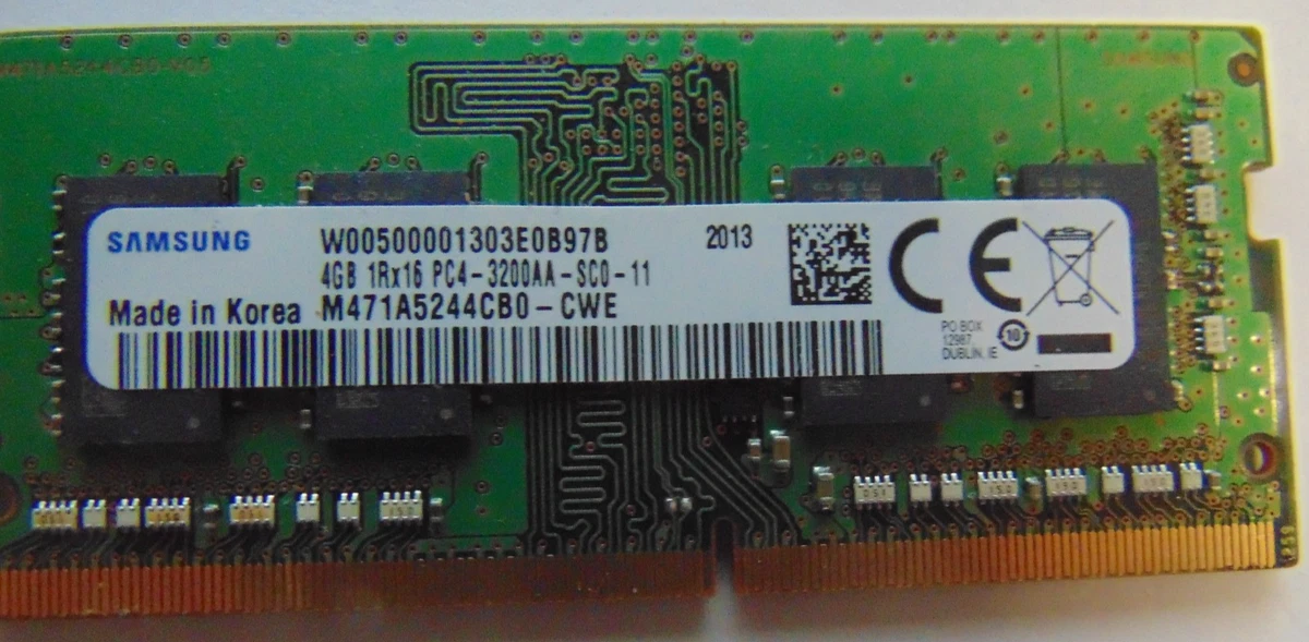 25+ Samsung DDR4 SDRAM 4 GB Capacity per Module Memory (RAM) for