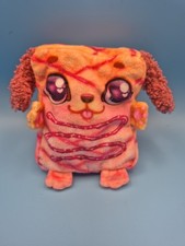Cookeez Makery 2002 Toasty Treatz STRUDEL POODLE Puppy Dog Plush Toy 5in Pink