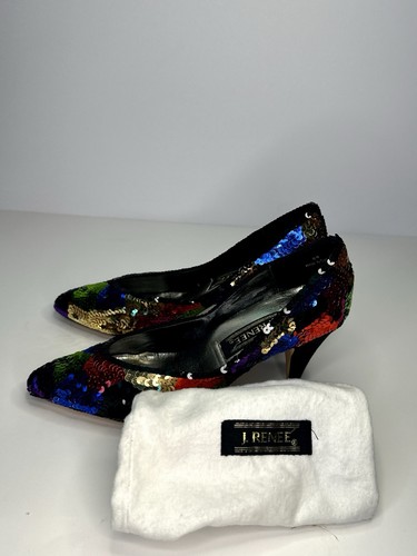 80s Vintage J. Renee, women’s heels size 8M, dress shoes, classic pumps, retro - Picture 11 of 13