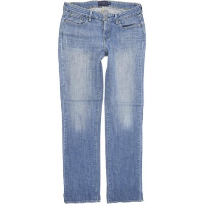 Levi's Slight Curve  Damen Blau Straight Regular Stretch Jeans W30 L34 (61095)