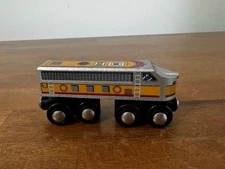 Vintage wooden train Toy 1001 Magnetic Rare