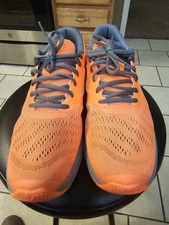 Asics Mens Fuzex Lyte T620N Orange Running Shoes Sneakers Size 10