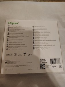 Mepilex  4''x4'' Each Soft Silicone Foam Dressing absorbent 294199 Exp 2028 -