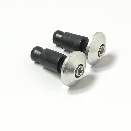 1 Pair 22mm 7/8'' Motorcycle Handlebar Bar End Plug Caps Universal Bar Silver - Picture 2 of 8