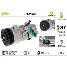 1x Kompressor, Klimaanlage VALEO 813148 passend für BMW ROLLS-ROYCE