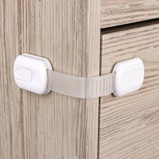 6-Pack Cabinet Locks Baby Proofing Childproof for Cabinets Drawers Cupboard