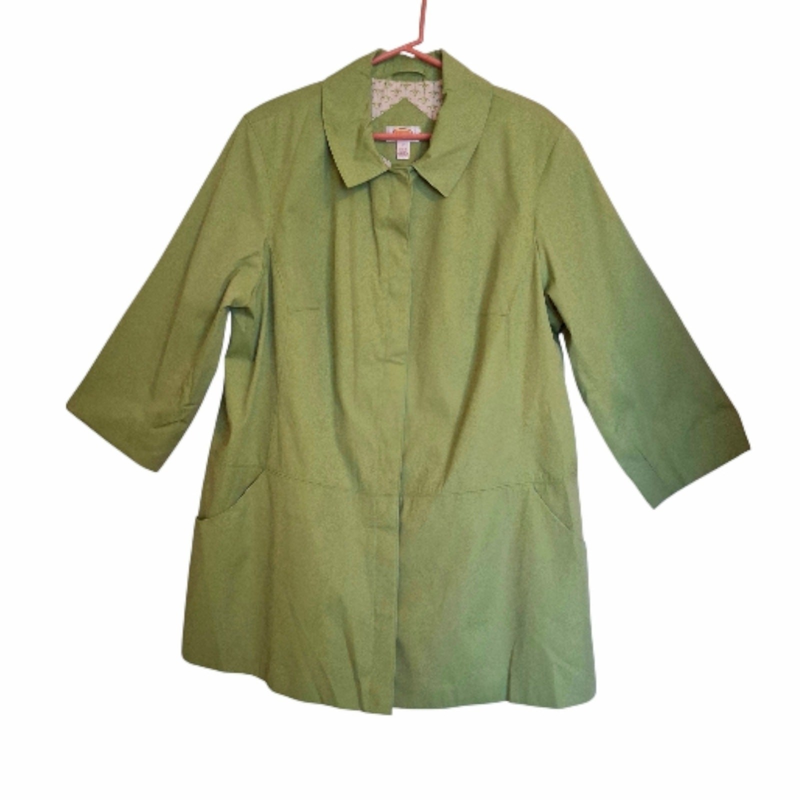 Talbots Button Front Spring Jacket Coat Women's P… - image 1