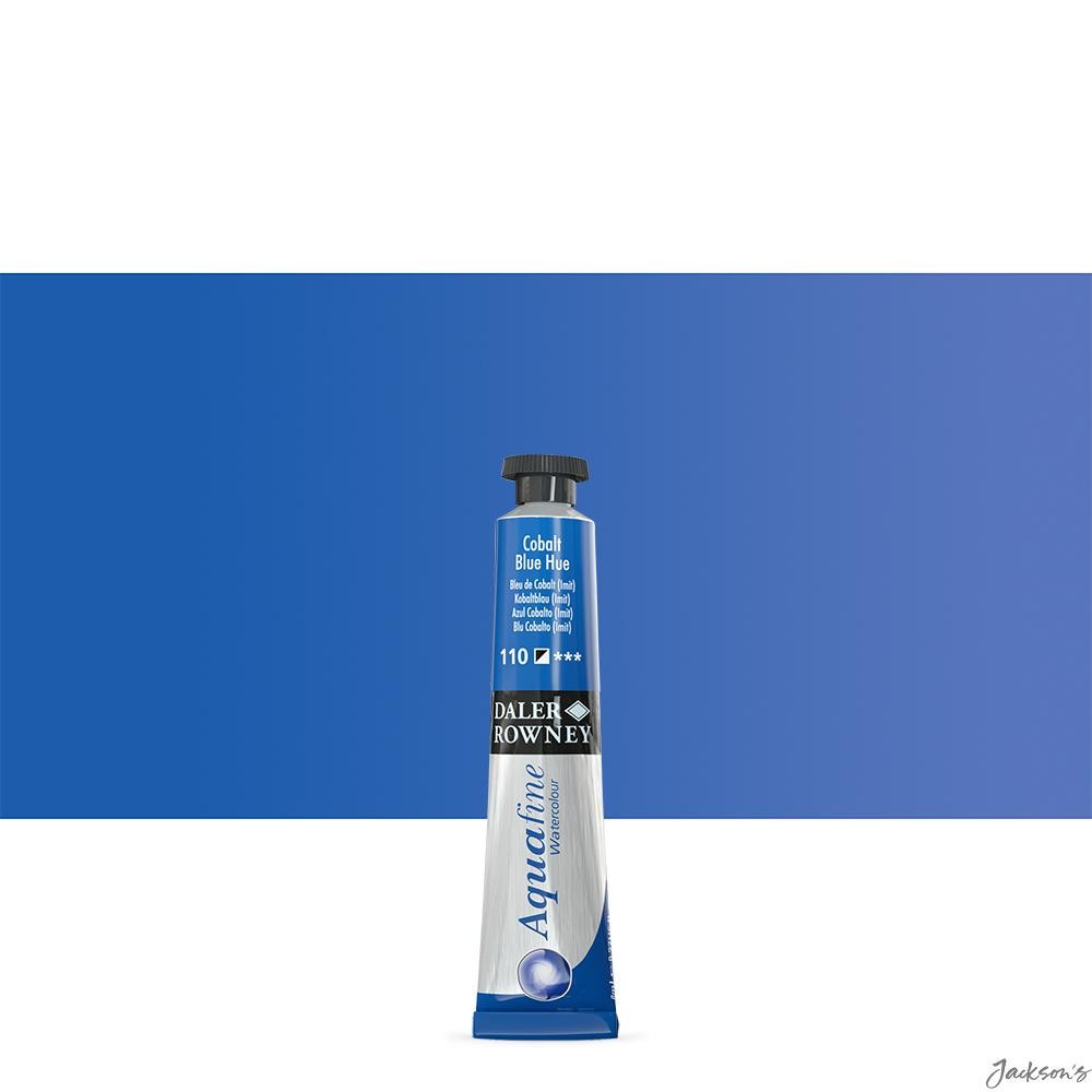 Daler-Rowney Aquafine Watercolour Paint Tube 8ml Cobalt Blue Hue For Artists