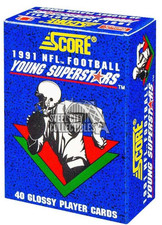 1991 SCORE YOUNG SUPERSTARS Football #1-40 Complete Your Set