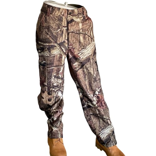 VTG Browning Cargo Fleece Pants Hells Canyon Mens L Odorsmart Scent Control Camo - Picture 2 of 15