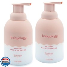 Babyology All Natural Baby Wash and Shampoo - 100 Edible Ingredients - with
