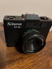Sitacon ST-3X Vintage 35mm Film Camera 50mm F6 Lens Taiwan Photography- Untested