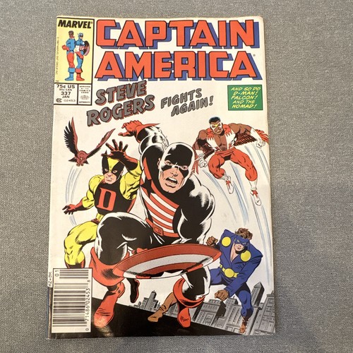 Marvel Captain America #337 (1987) CGC 9.6 "Steve Rogers Fights Again!"