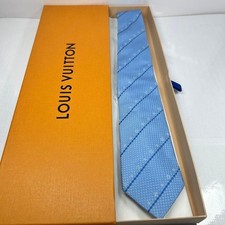 Louis Vuitton Monogram Necktie Purple Used Excellent Condition