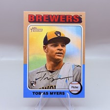 2024 Topps Heritage High Number SP Tobias Myers #720