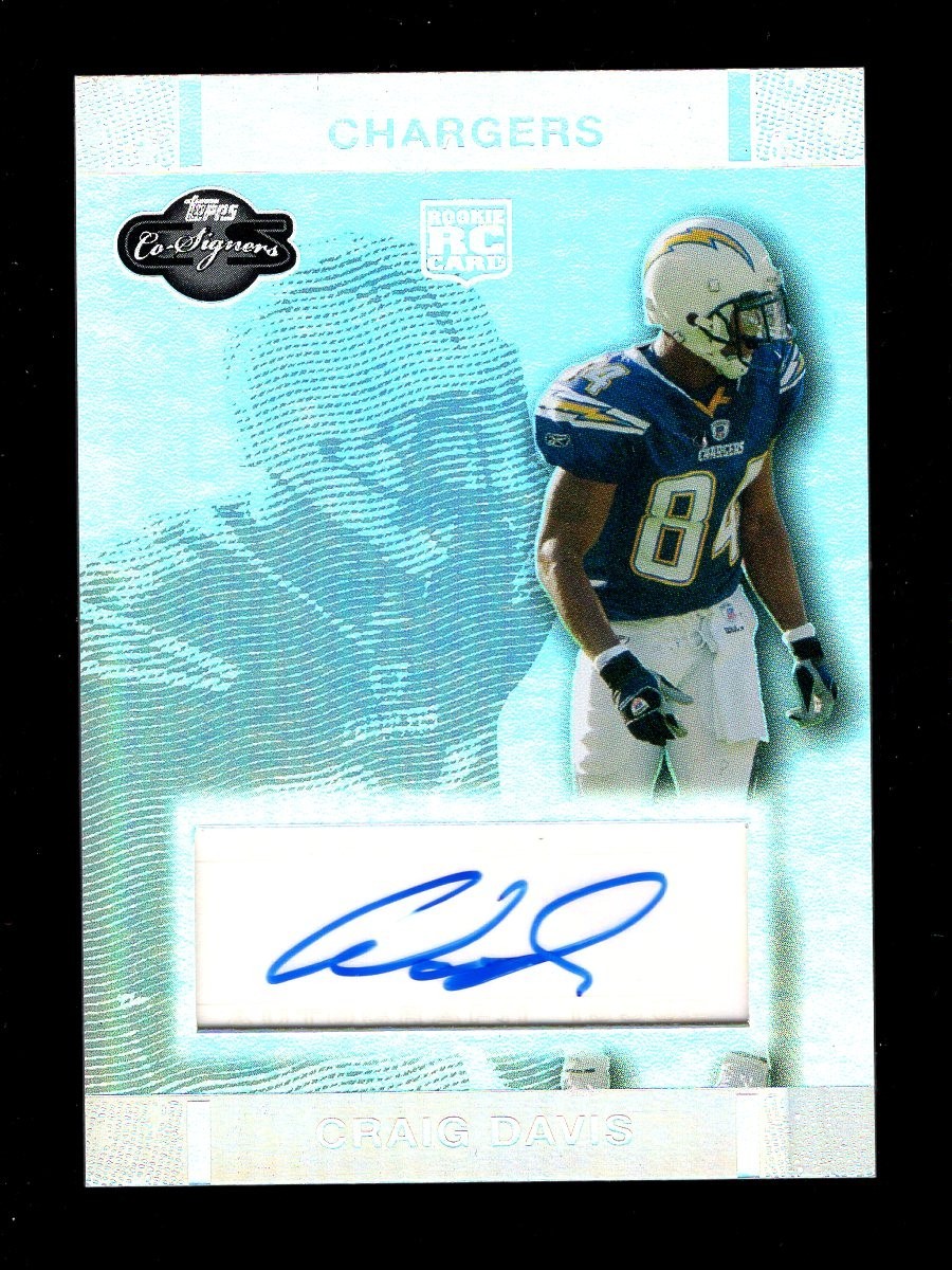 Craig Davis Topps CO-Signers Rookie Autograph #RACD Base