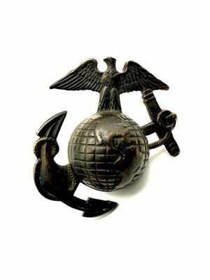 M1930 USMC  Enlisted Service EGA Cover Emblem Marine Corps Made In France