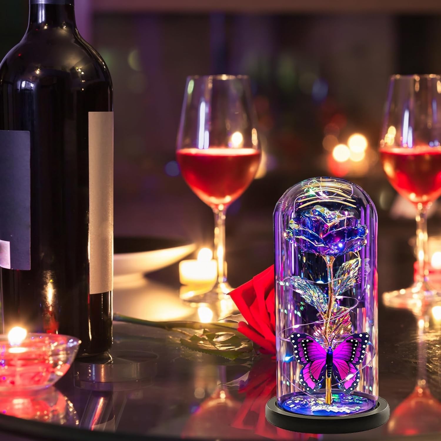 Christmas Flowers Gifts for her Women Mom Wife,Womens Gifts for Christmas, Rose 