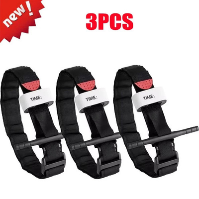 #ad 3 pack CAT Style Combat Application Tourniquet Tactical Medical Red Tip $12.99