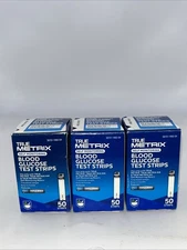 3 Pack True Metrix Blood Glucose Test Strips - 50 Count - Exp 03/14/26++