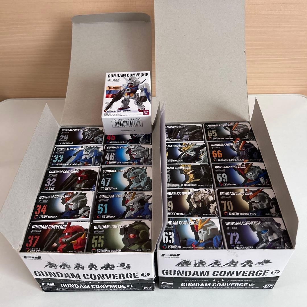 Bandai GUNDAM CONVERGE 21 piece set #ff7b89